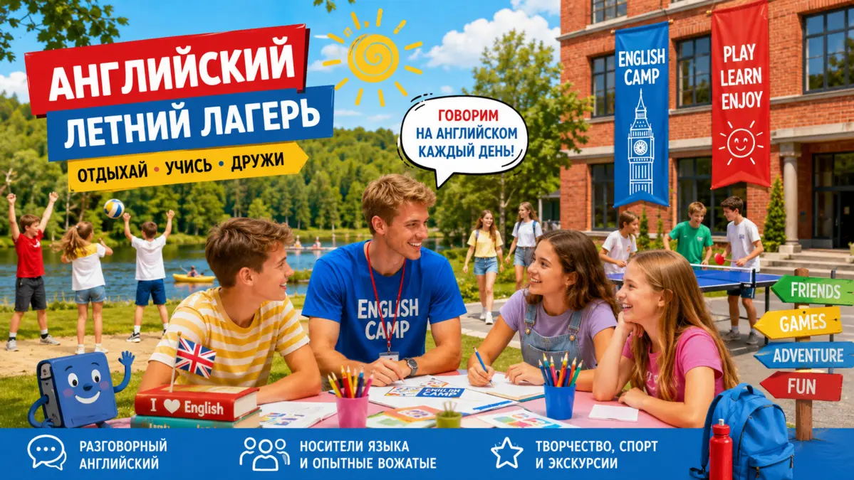 Как детский лагерь меняет представление об изучении английского языка