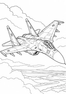 Реактивный самолет Су-27
