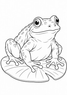 Жаба на кувшинке