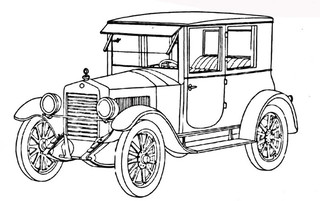 Старинный автомобиль